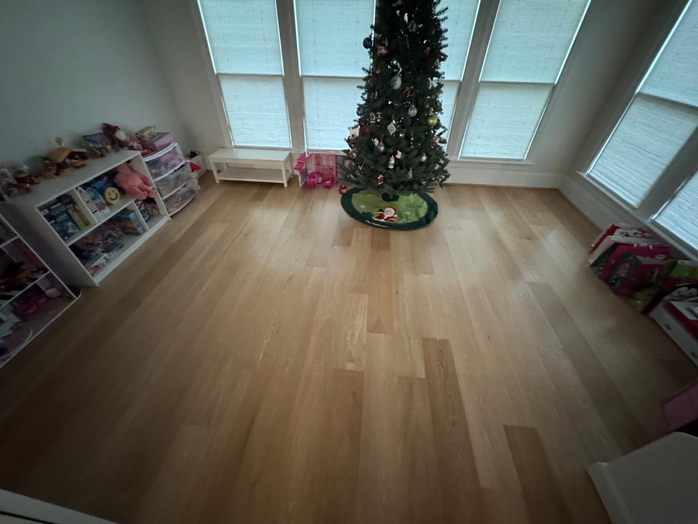 Playroom after cleaning